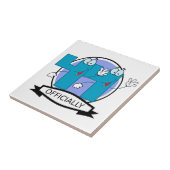 Offiziell 44 Geburtstagsbanner Fliese (Seite)