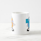 Offiziell 45 Geburtstagsbanner Kaffeetasse (Mittel)