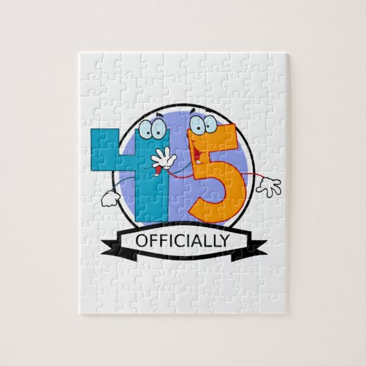 Offiziell 45 Geburtstagsbanner Puzzle (Vertikal)