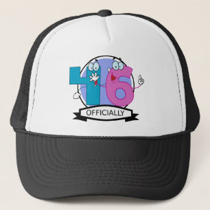 Offiziell 46 Geburtstagsbanner Truckerkappe