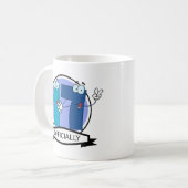 Offiziell 47 Geburtstagsbanner Kaffeetasse (Vorderseite Links)