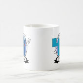 Offiziell 47 Geburtstagsbanner Kaffeetasse (Mittel)
