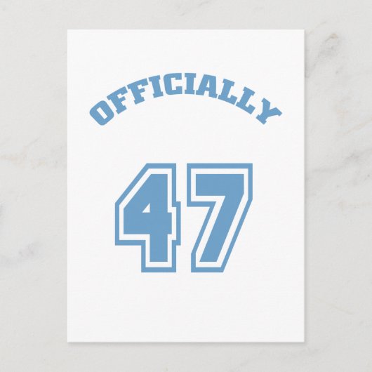 Offiziell 47 postkarte (Vorderseite)