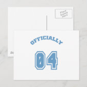 Offiziell 4 postkarte (Vorne/Hinten)
