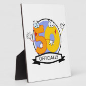 Offiziell 50 Geburtstagsbanner Fotoplatte (Seite)