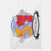 Offiziell 51 Geburtstagsbanner Geschirrtuch (Vertikal)