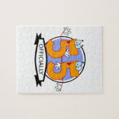 Offiziell 55 Geburtstagsbanner Puzzle (Horizontal)