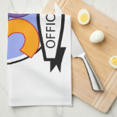 Offiziell 58 Geburtstagsbanner Handtuch (Viertel Falte)