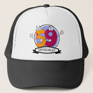 Offiziell 59 Geburtstagsbanner Truckerkappe