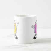 Offiziell 60 Geburtstagsbanner Kaffeetasse (Mittel)