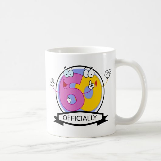 Offiziell 60 Geburtstagsbanner Kaffeetasse (Rechts)
