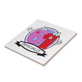 Offiziell 61 Geburtstagsbanner Fliese (Seite)