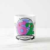 Offiziell 62 Geburtstagsbanner Kaffeetasse (Mittel)