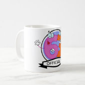 Offiziell 63 Geburtstagsbanner Kaffeetasse (Vorderseite Links)