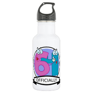Offiziell 64 Geburtstagsbanner Trinkflasche