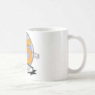 Offiziell 65 Geburtstagsbanner Kaffeetasse