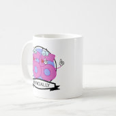 Offiziell 66 Geburtstagsbanner Kaffeetasse (Vorderseite Links)