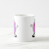Offiziell 66 Geburtstagsbanner Kaffeetasse (Mittel)