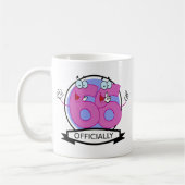 Offiziell 66 Geburtstagsbanner Kaffeetasse (Links)