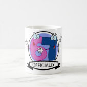 Offiziell 67 Geburtstagsbanner Kaffeetasse (Mittel)