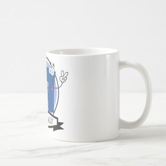Offiziell 67 Geburtstagsbanner Kaffeetasse (Rechts)