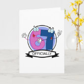 Offiziell 67 Geburtstagsbanner Karte (Gelbe Blume)