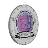 Offiziell 68 Geburtstagsbanner. Dartscheibe (Vorderseite Links)