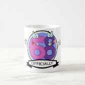 Offiziell 68 Geburtstagsbanner. Kaffeetasse (Mittel)