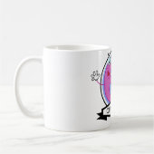 Offiziell 68 Geburtstagsbanner. Kaffeetasse (Links)