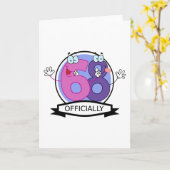 Offiziell 68 Geburtstagsbanner. Karte (Gelbe Blume)