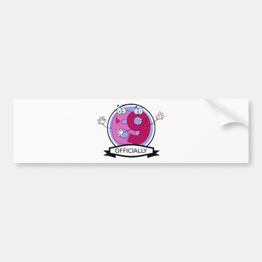 Offiziell 69 Geburtstagsbanner Autoaufkleber (Vorne)