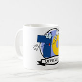 Offiziell 70 Geburtstags-Fahne Kaffeetasse (Vorderseite Links)
