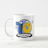 Offiziell 70 Geburtstagsbanner Kaffeetasse (Links)