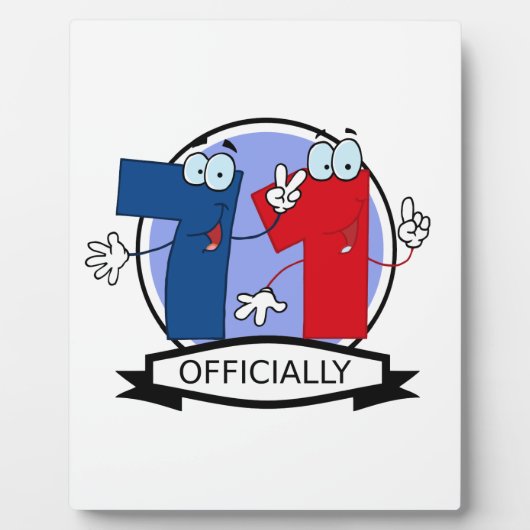 Offiziell 71 Geburtstagsbanner Fotoplatte (Vorderseite)