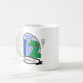 Offiziell 72 Geburtstagsbanner Kaffeetasse (Vorderseite Links)