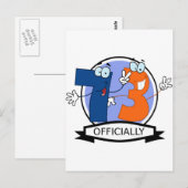 Offiziell 73 Geburtstagsbanner Postkarte (Vorne/Hinten)