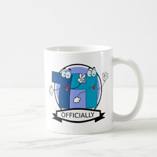 Offiziell 74 Geburtstagsbanner Kaffeetasse