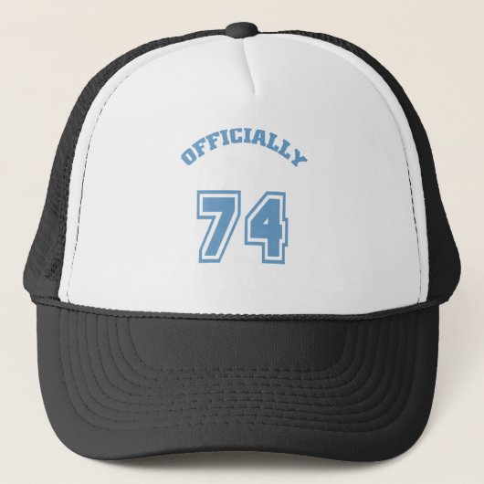 Offiziell 74 truckerkappe (Vorderseite)