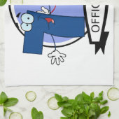 Offiziell 75 Geburtstagsbanner Handtuch (Gefaltet)