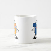 Offiziell 75 Geburtstagsbanner Kaffeetasse (Mittel)