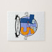 Offiziell 75 Geburtstagsbanner Puzzle (Horizontal)