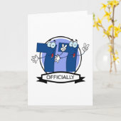 Offiziell 77 Geburtstagsbanner Karte (Gelbe Blume)
