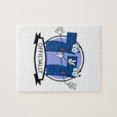 Offiziell 77 Geburtstagsbanner Puzzle (Horizontal)