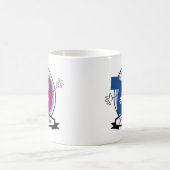 Offiziell 79 Geburtstagsbanner Kaffeetasse (Mittel)