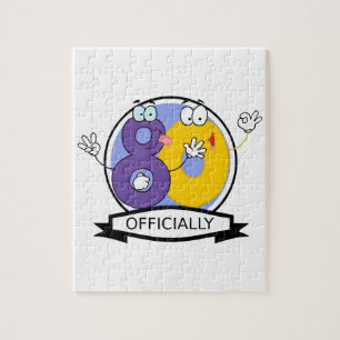 Offiziell 80 Geburtstagsbanner Puzzle