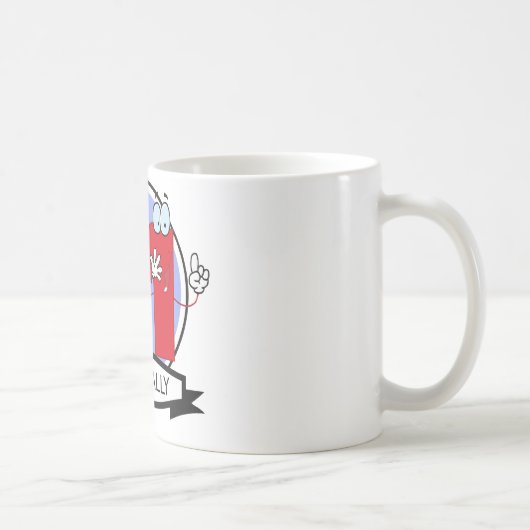 Offiziell 81 Geburtstagsbanner Kaffeetasse (Rechts)