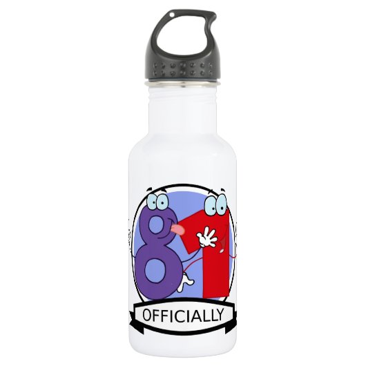 Offiziell 81 Geburtstagsbanner Trinkflasche (Vorderseite)