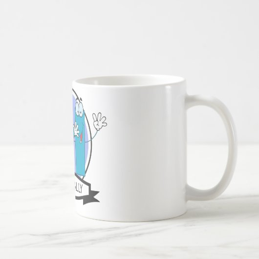 Offiziell 84 Geburtstagsbanner Kaffeetasse (Rechts)