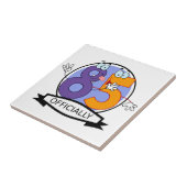 Offiziell 85 Geburtstagsbanner Fliese (Seite)