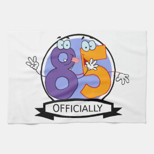 Offiziell 85 Geburtstagsbanner Handtuch